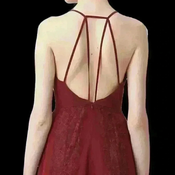 Lavina Chiffon & Lace Maxi Dress-Size(L) - Picture 4 of 6